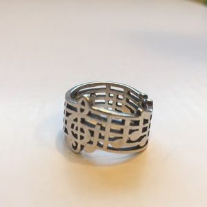 James Avery Ring - Size 7 - Music Staff